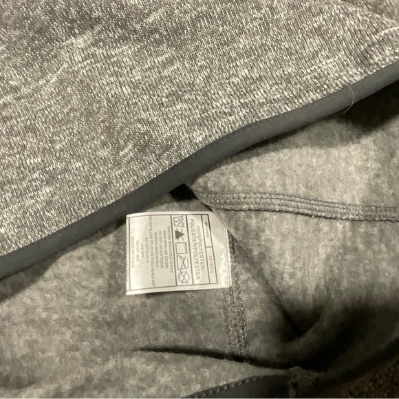 NEBRASKA CORNHUSKERS GRAY Sweater Fleece PULLOVER 1/2 ZIP sz large - Picture 8 of 12